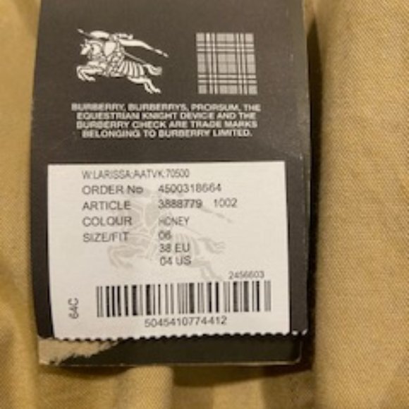 Burberry Dress "Larissa" NWT size 4 - Picture 13 of 13